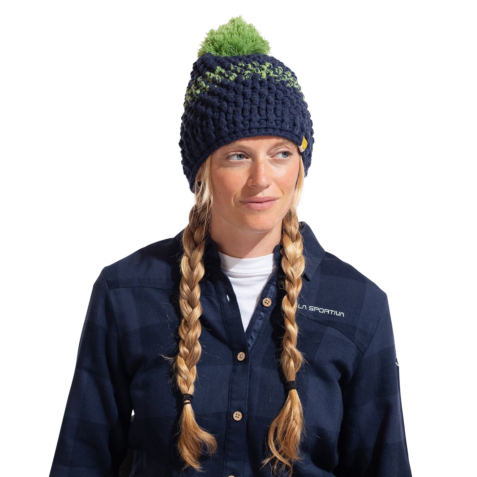 Terry Beanie Women's Night Sky/Aspen Green