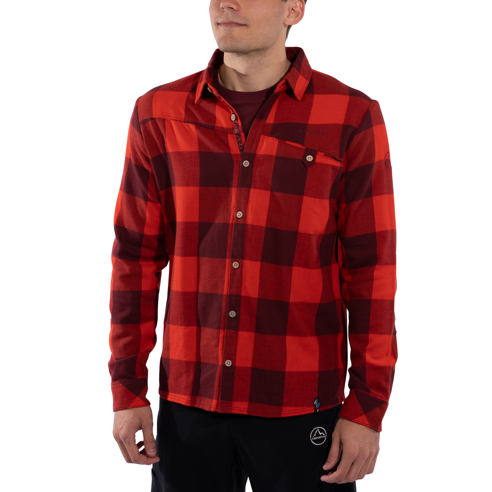 Rambler Flannel Shirt Men's Redwood/Mountain Red