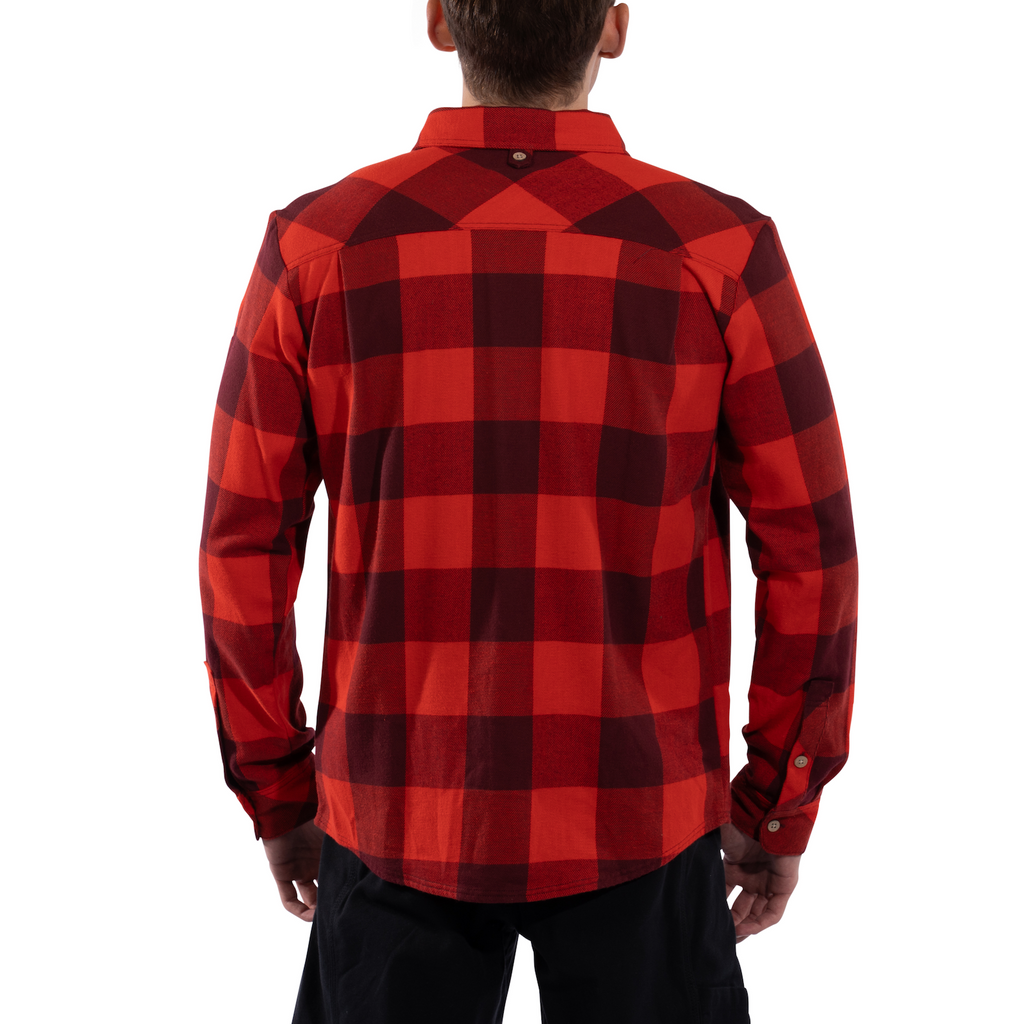 Chemise en flanelle Rambler pour homme Redwood/Mountain Red Alt View #2
