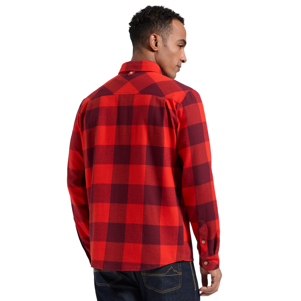 Chemise en flanelle Rambler pour homme Redwood/Mountain Red Alt View #4
