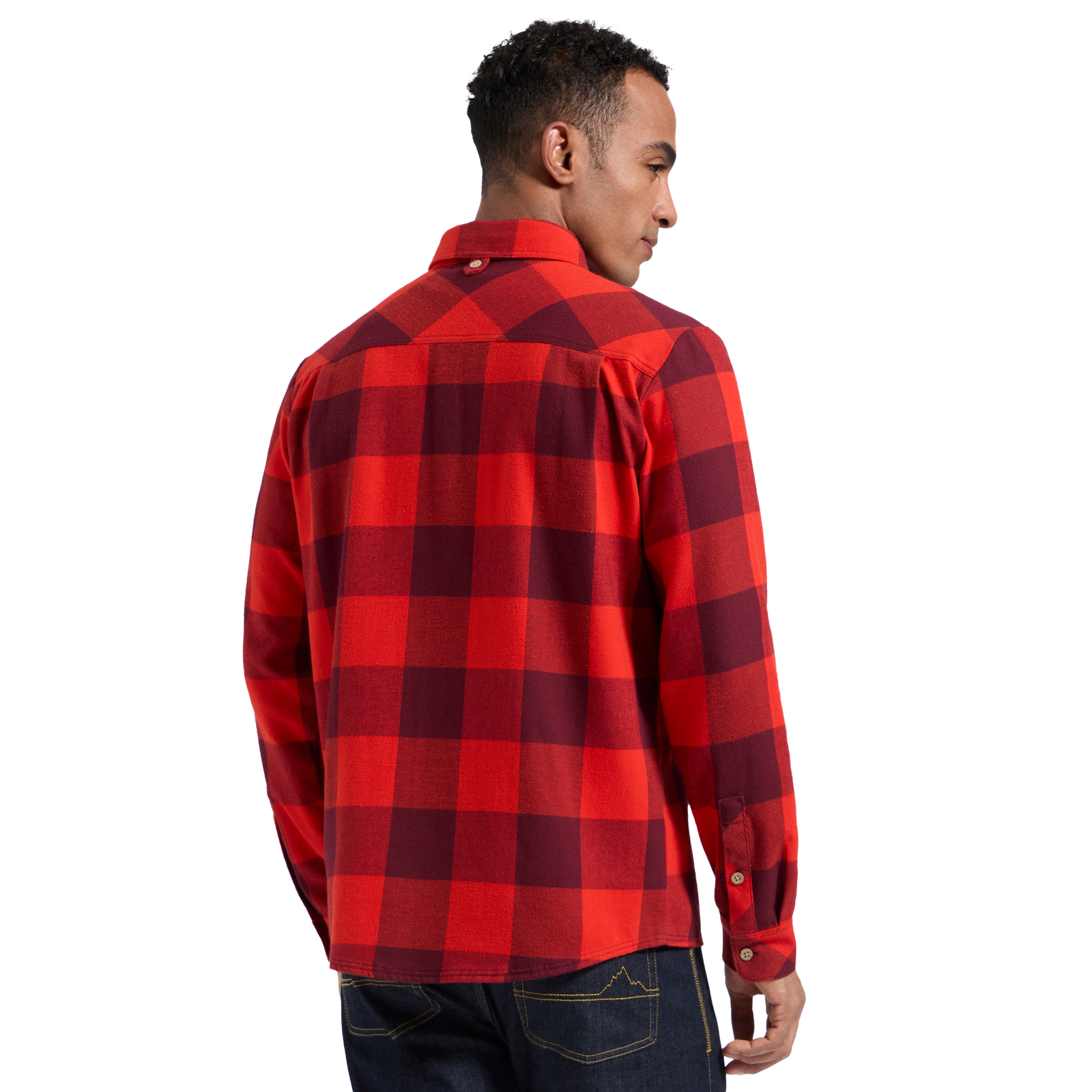 Chemise en flanelle Rambler pour homme Redwood/Mountain Red Alt View #4
