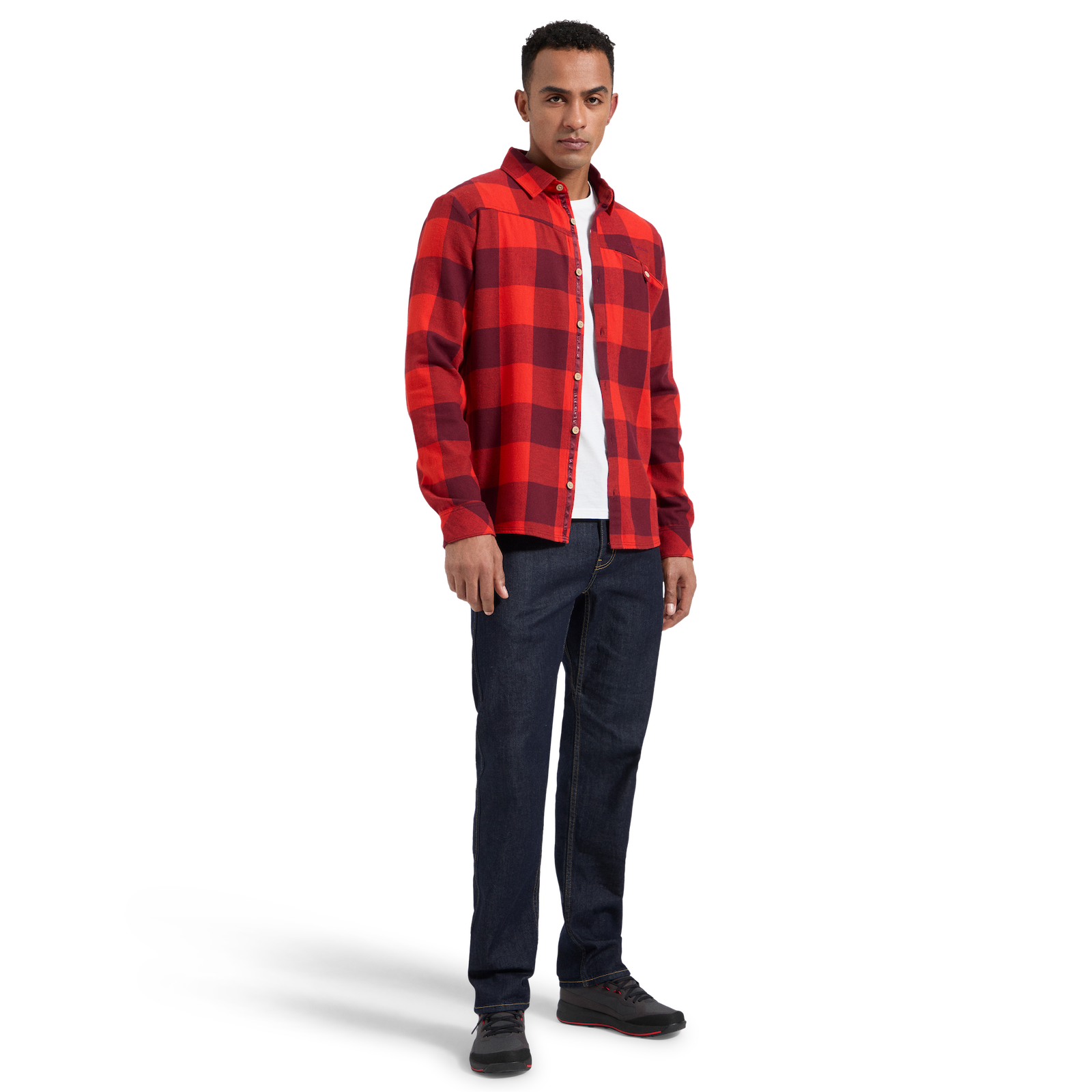 Chemise en flanelle Rambler pour homme Redwood/Mountain Red Alt View #5

