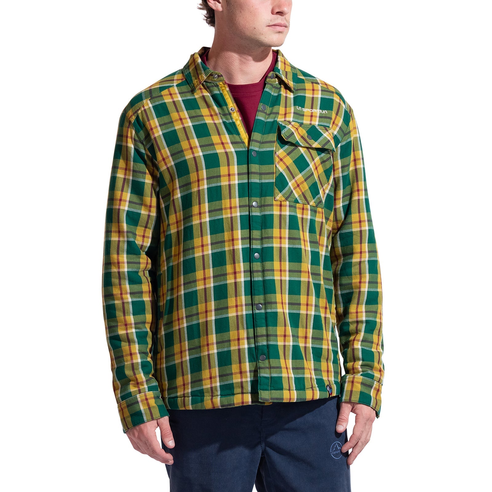 Chemise en flanelle doublée Rambler pour homme Jungle/Savana Alt View #1
