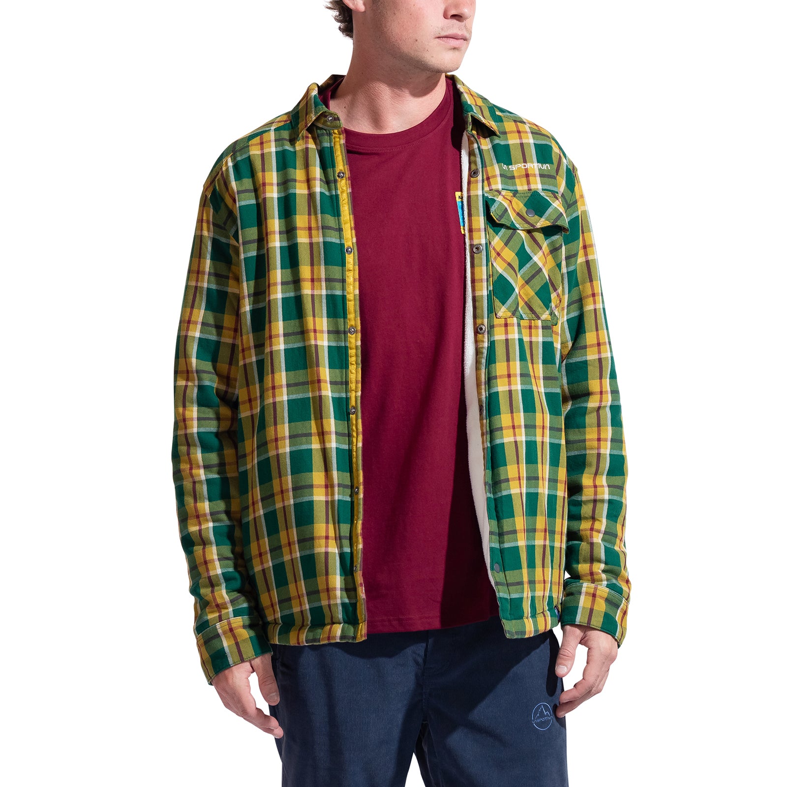 Chemise en flanelle doublée Rambler pour homme Jungle/Savana Alt View #7
