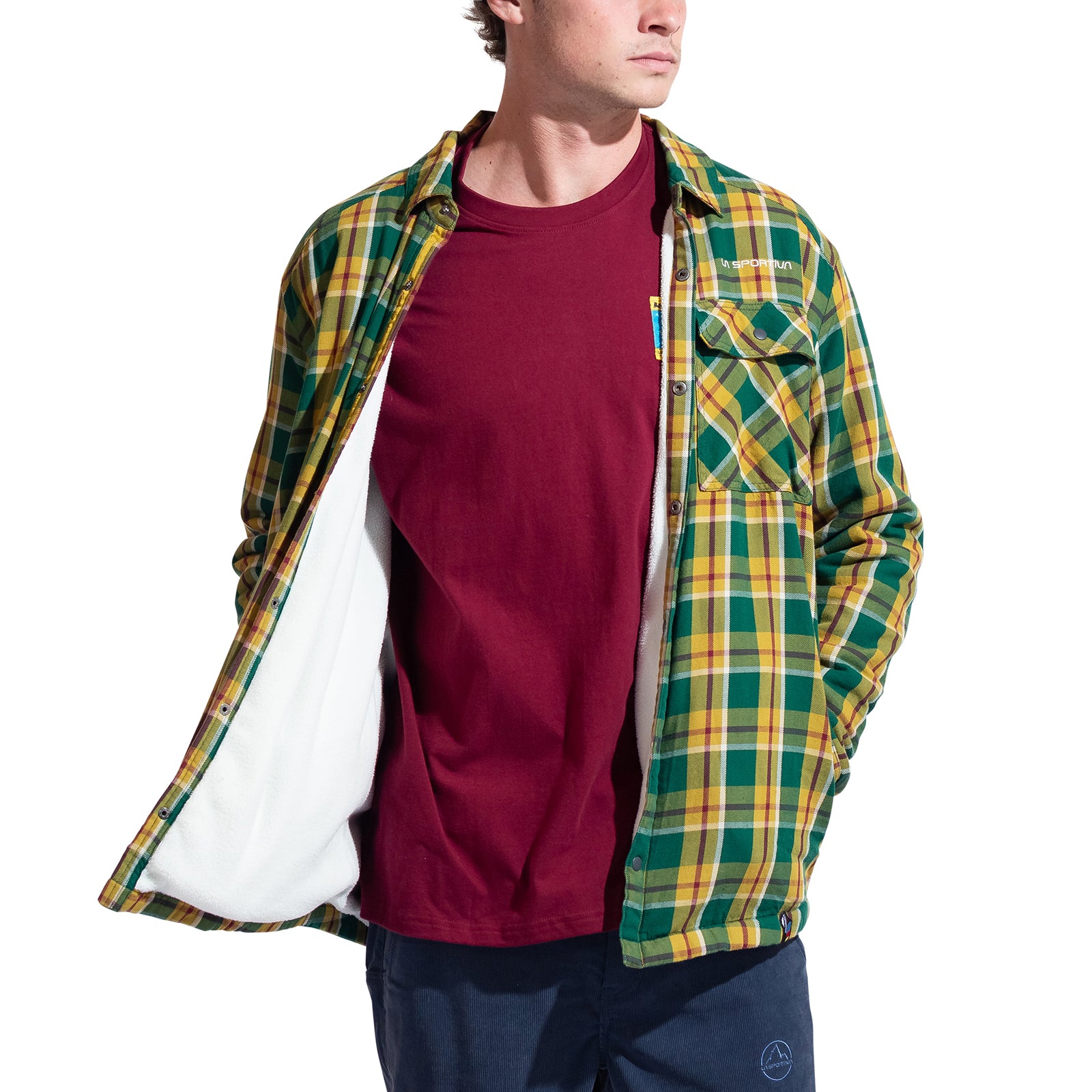 Chemise en flanelle doublée Rambler pour homme Jungle/Savana Alt View #9
