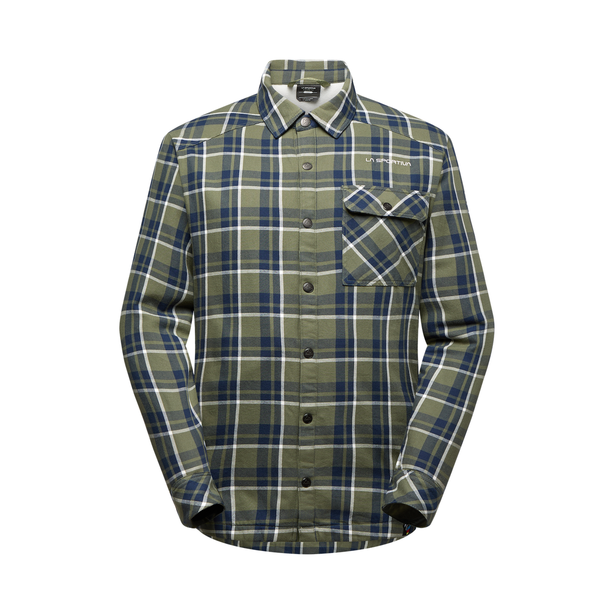 Rambler Lined Flannel Shirt Men's Cypress/Night Sky Alt View #3
