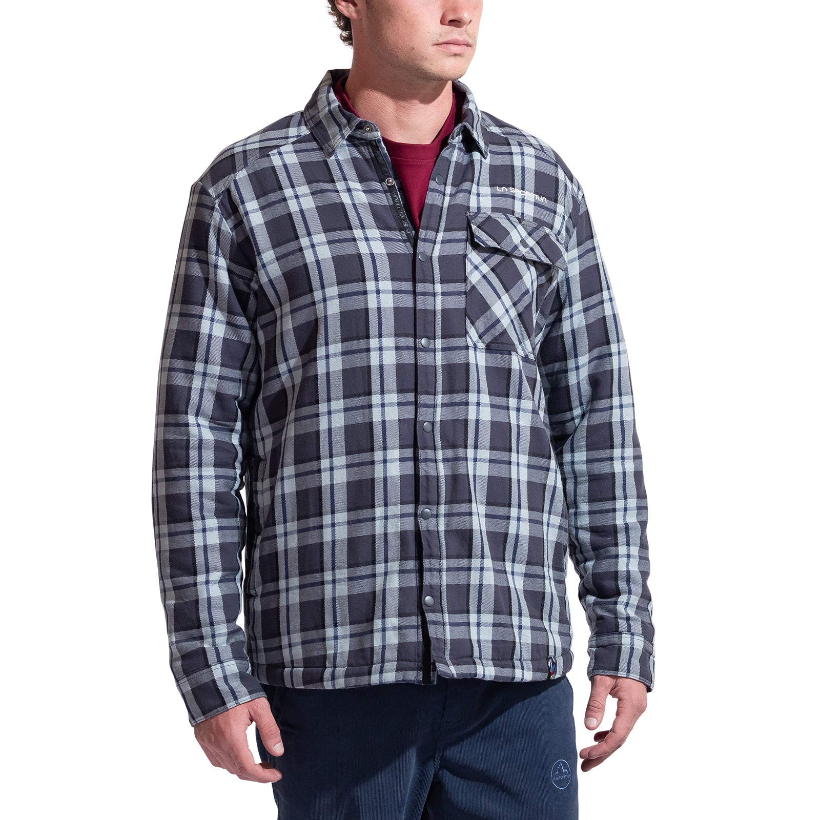 Chemise en flanelle doublée Rambler pour homme Onyx/Chalk