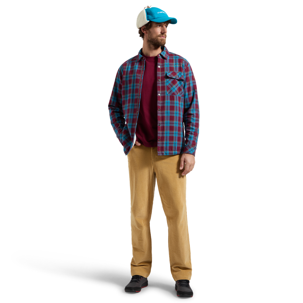 Rambler Lined Flannel Shirt Men's Redwood/Lake Alt View #8
