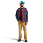 Rambler Lined Flannel Shirt Men's Redwood/Lake Alt View #8