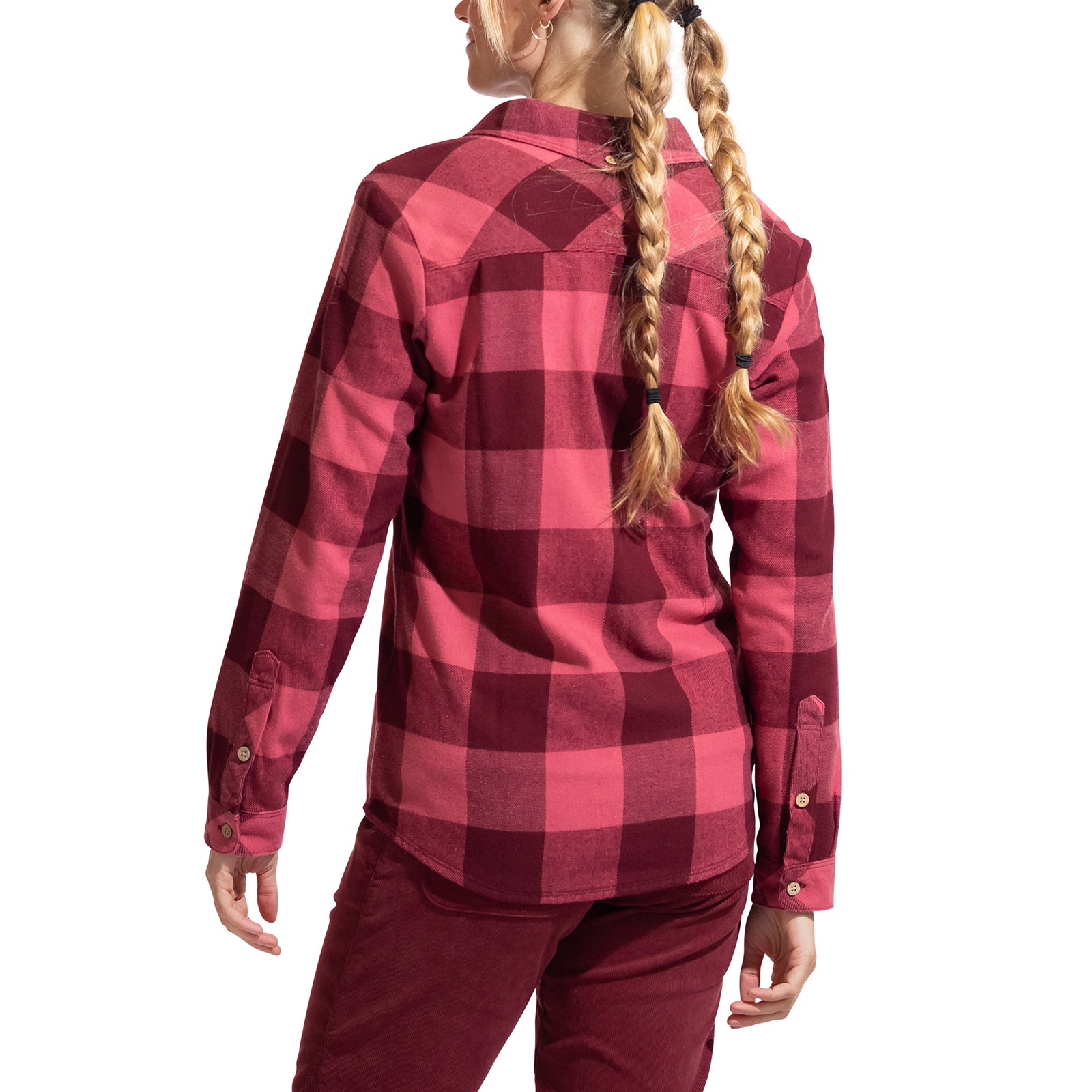 Chemise en flanelle Rambler pour femmes Redwood/Rosebay Alt View #2
