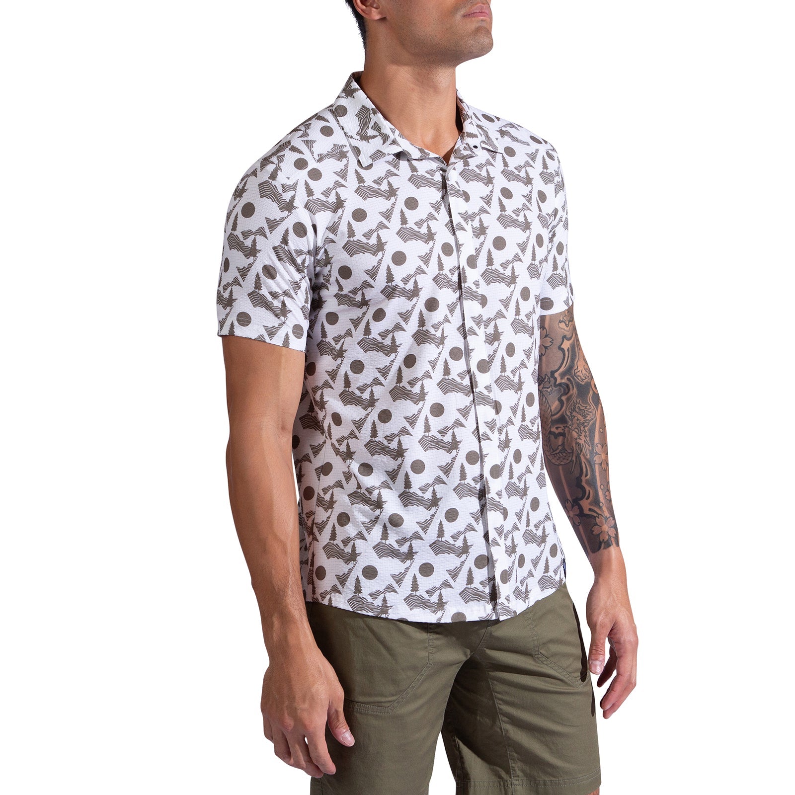 Move Tech Shirt Chalk/Cypress
