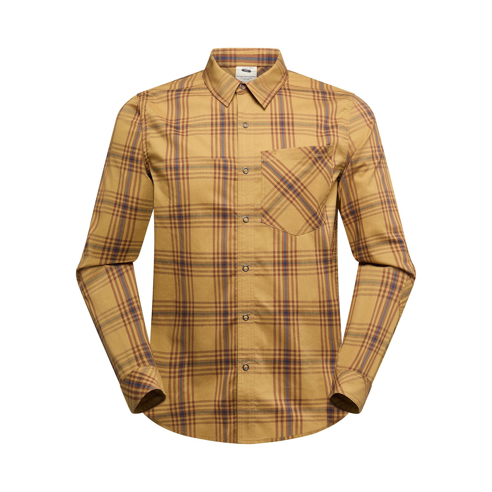 Outer Space Long Sleeve Shirt Men's Sandstone Alt View #3
