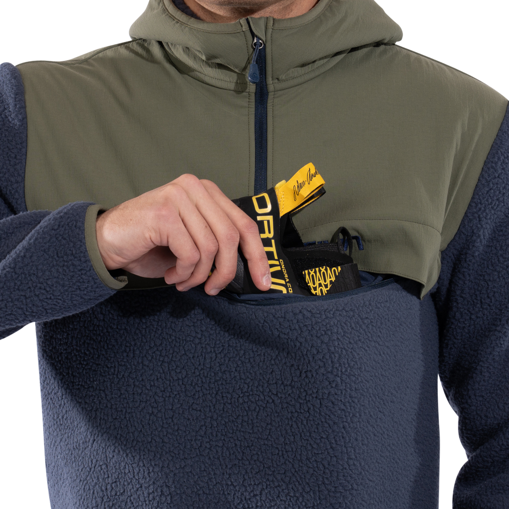 Sweat à capuche Guidance Sherpa pour homme Night Sky/Cypress Alt View #2
