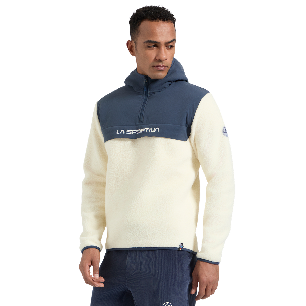 Guidance Sherpa Hoody Men's Chalk/Night Sky Alt View #5
