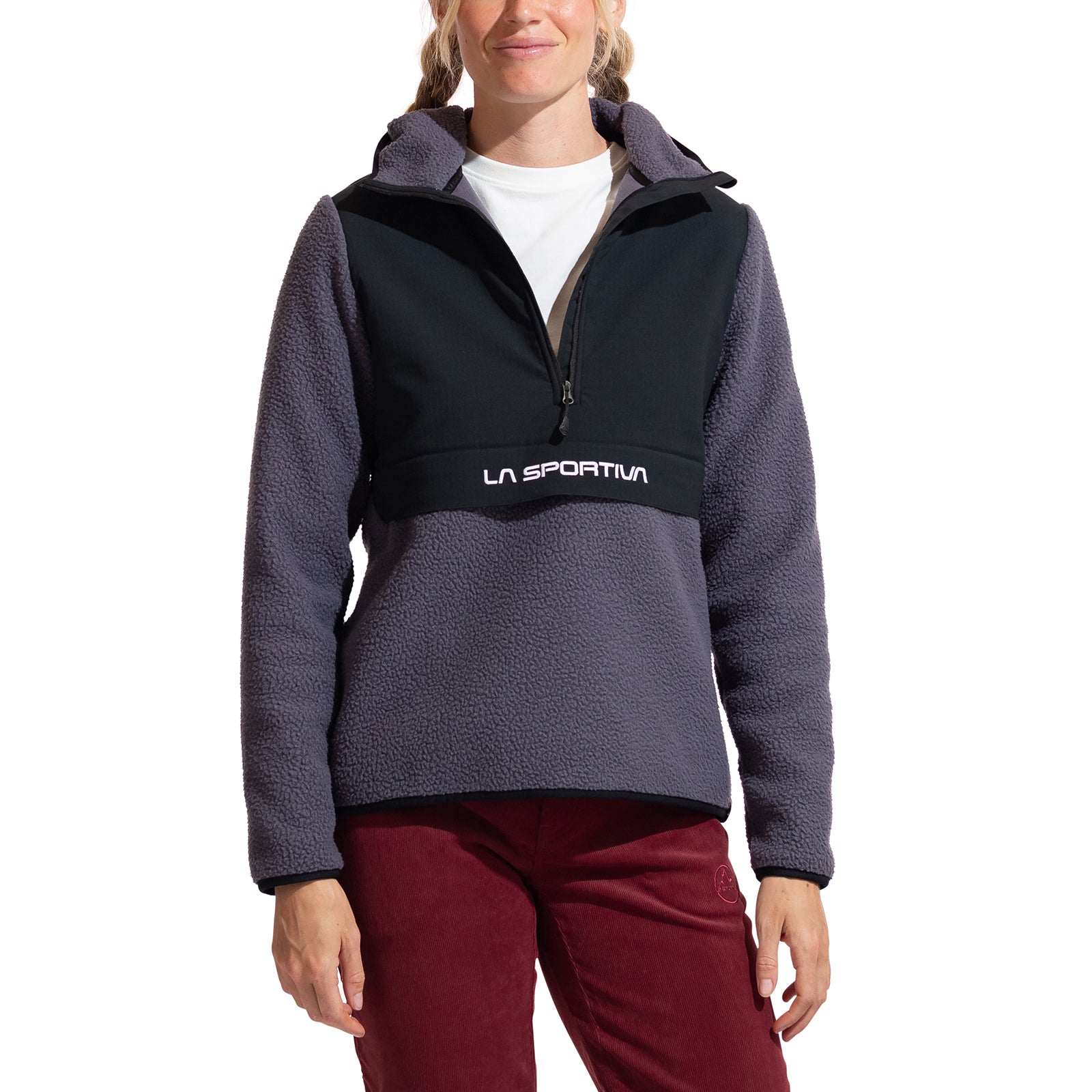 Sweat à capuche Guidance Sherpa pour femmes Onyx/Black Alt View #5
