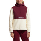 Sweat à capuche Guidance Sherpa pour femmes Chalk/Redwood Alt View #1