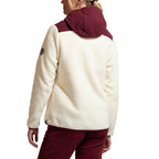 Sweat à capuche Guidance Sherpa pour femmes Chalk/Redwood Alt View #2
