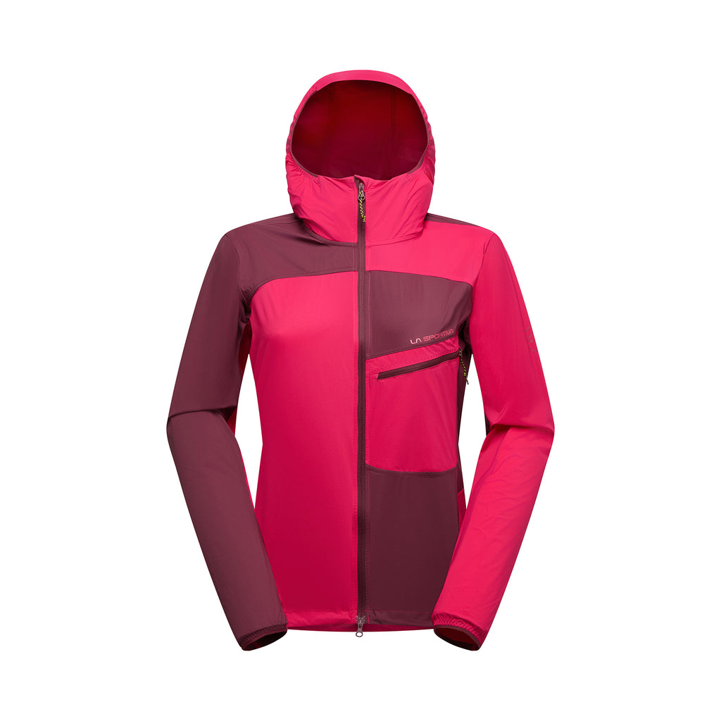 Veste coupe-vent Freeway femme Azalea/Redwood Alt View #4
