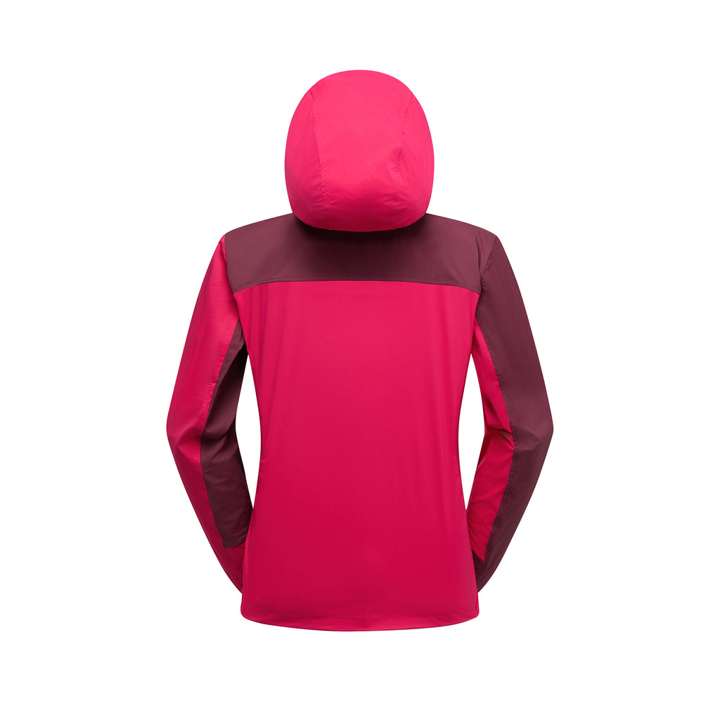 Veste coupe-vent Freeway femme Azalea/Redwood Alt View #5
