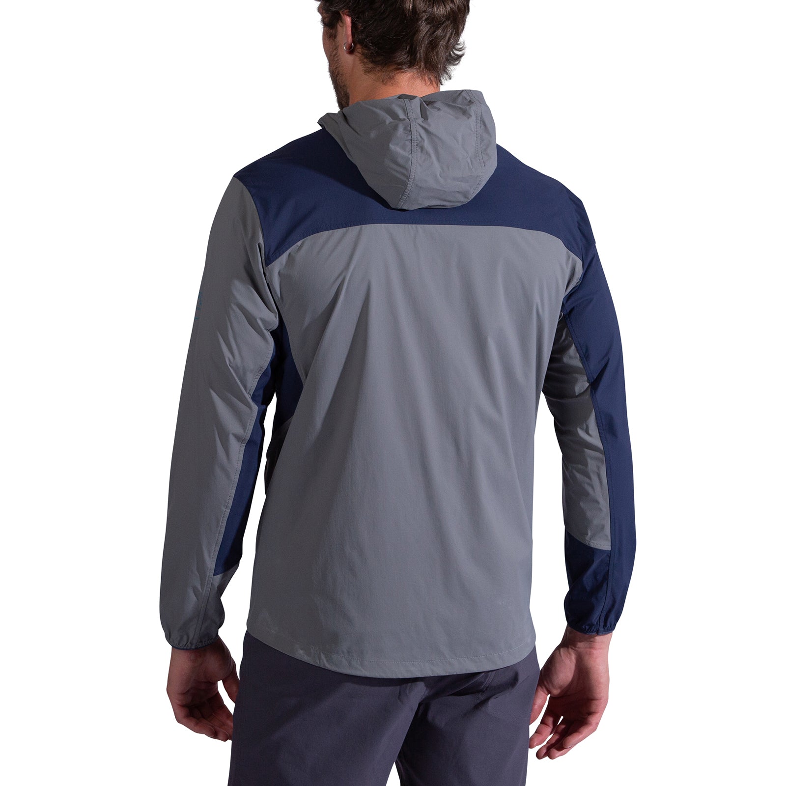 Freeway Wind Jacket Men's Steel/Night Sky Alt View #2
