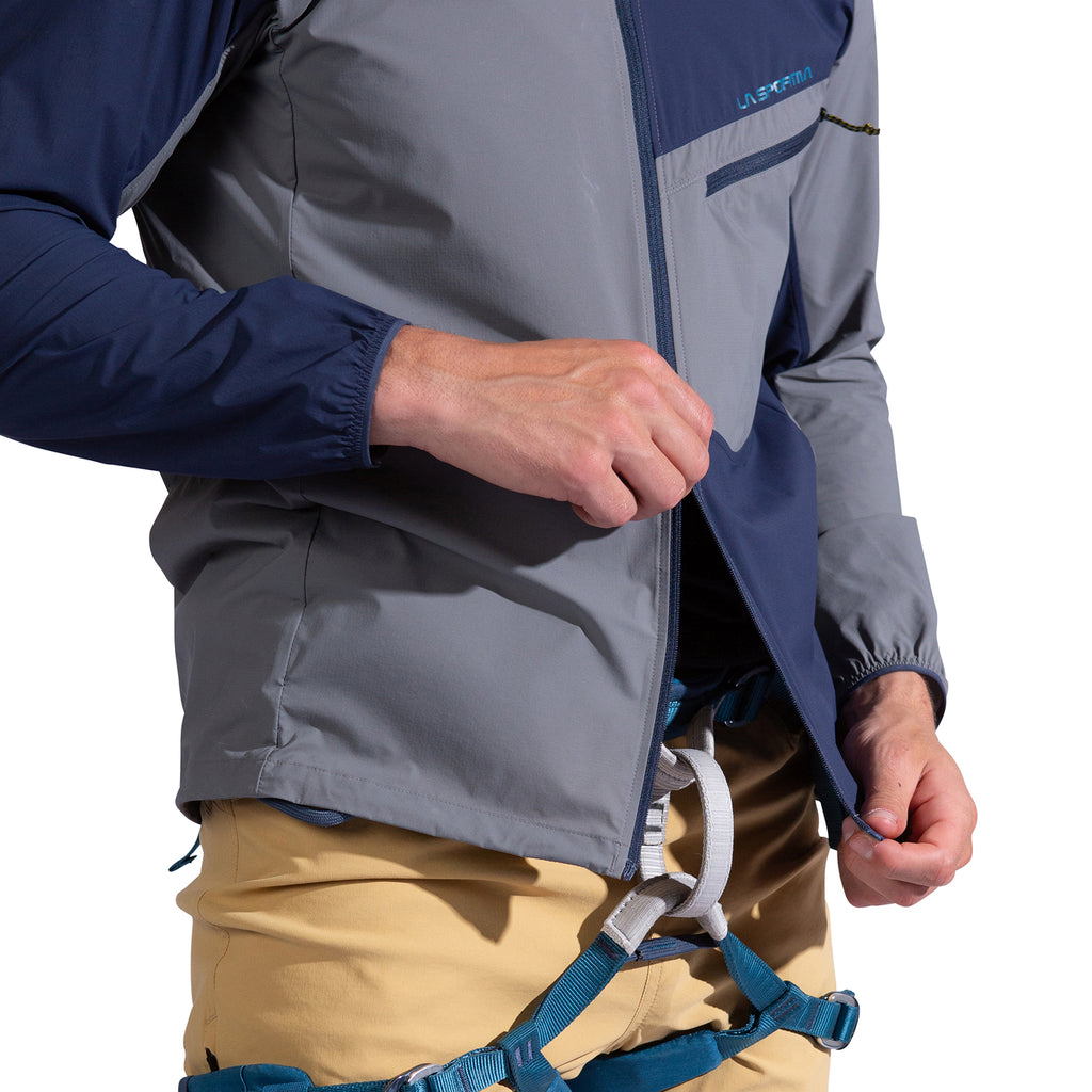 Freeway Wind Jacket Men's Steel/Night Sky Alt View #4
