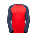 Circle Logo Long Sleeve Men's Mountain Red/Night Sky Alt View #3