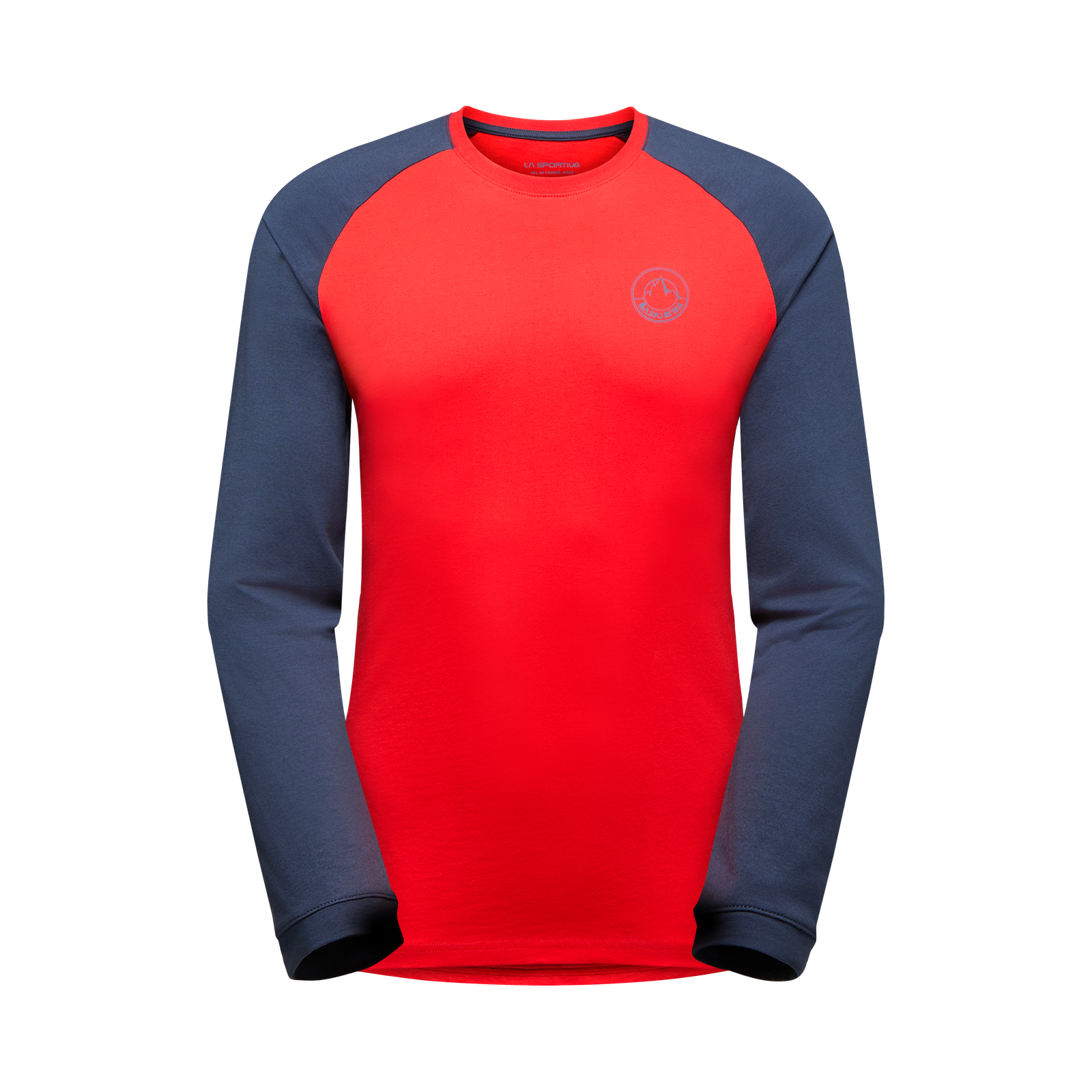 Circle Logo Long Sleeve Men's Mountain Red/Night Sky Alt View #3
