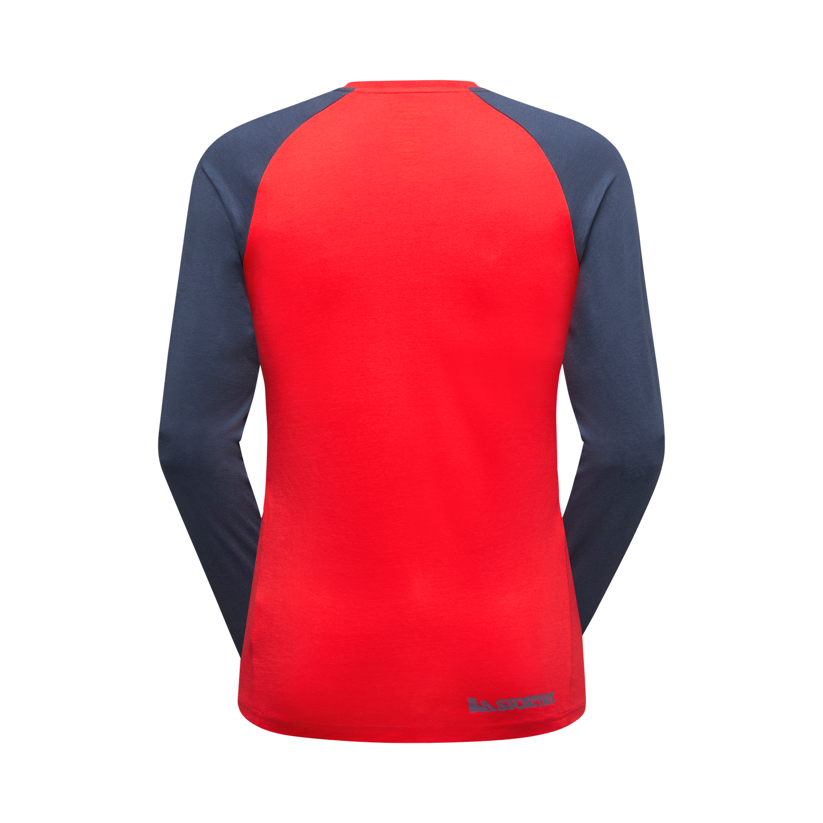 Circle Logo Long Sleeve Men's Mountain Red/Night Sky Alt View #4

