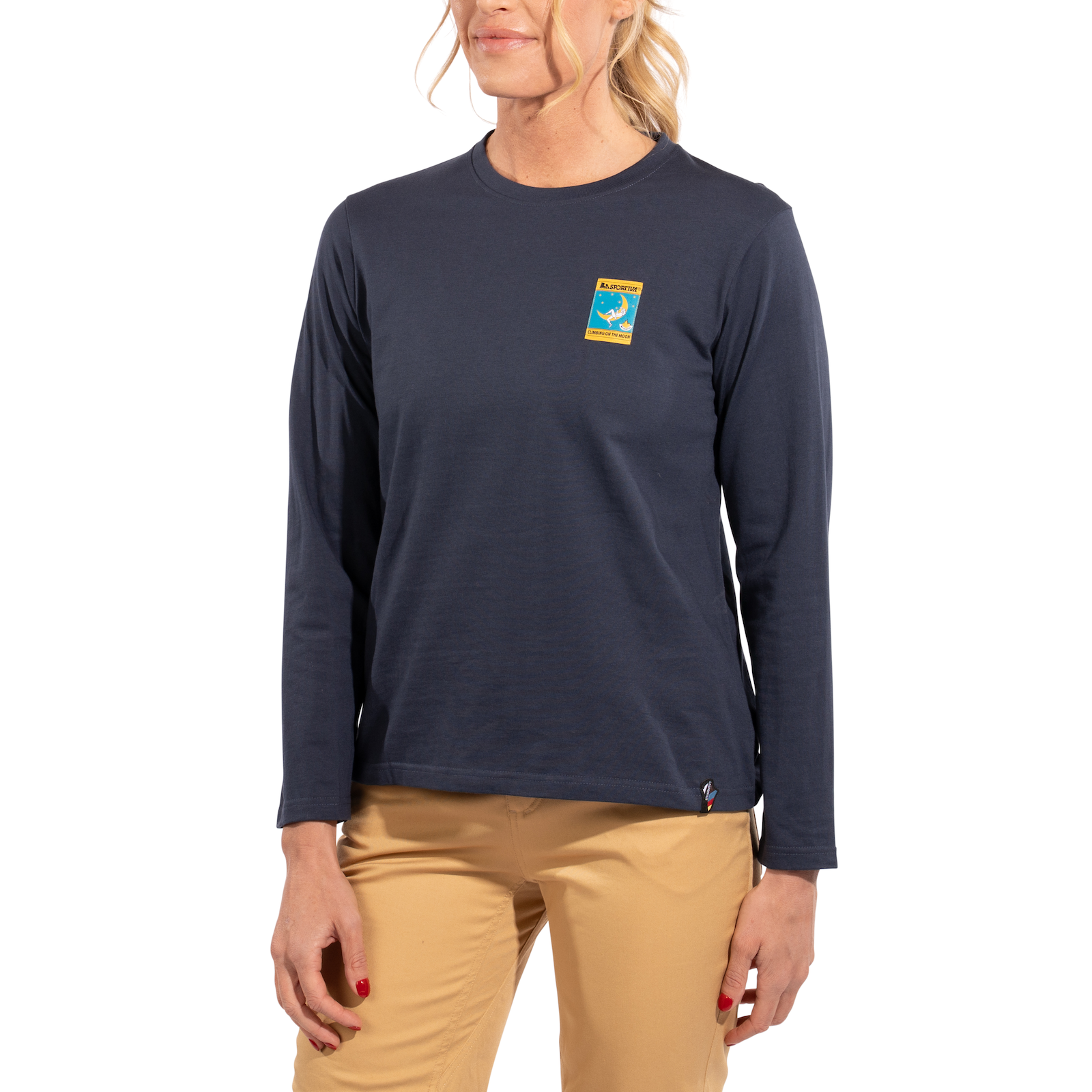 Moon Climb Long Sleeve Women's Night Sky/Chalk
