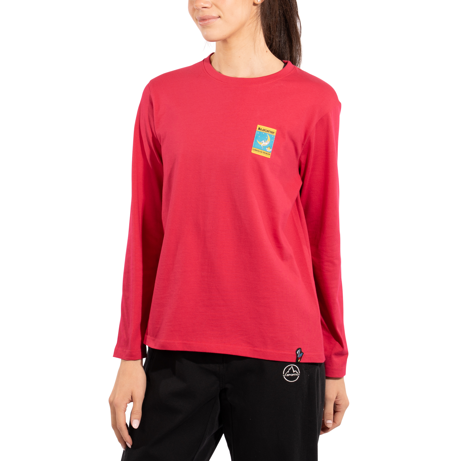 Moon Climb Long Sleeve Women's Azalea/Redwood