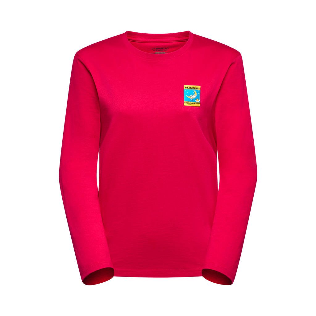 T-shirt à manches longues Moon Climb pour femmes Azalea/Redwood Alt View #5
