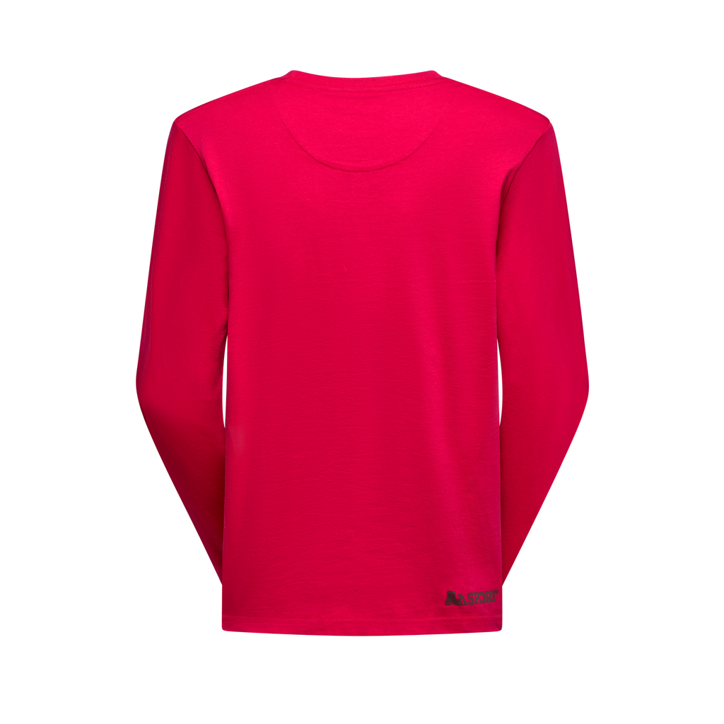 T-shirt à manches longues Moon Climb pour femmes Azalea/Redwood Alt View #6
