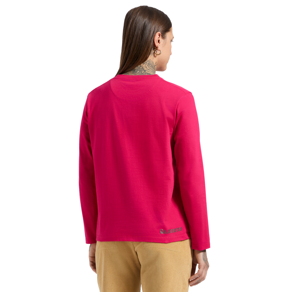 T-shirt à manches longues Moon Climb pour femmes Azalea/Redwood Alt View #4
