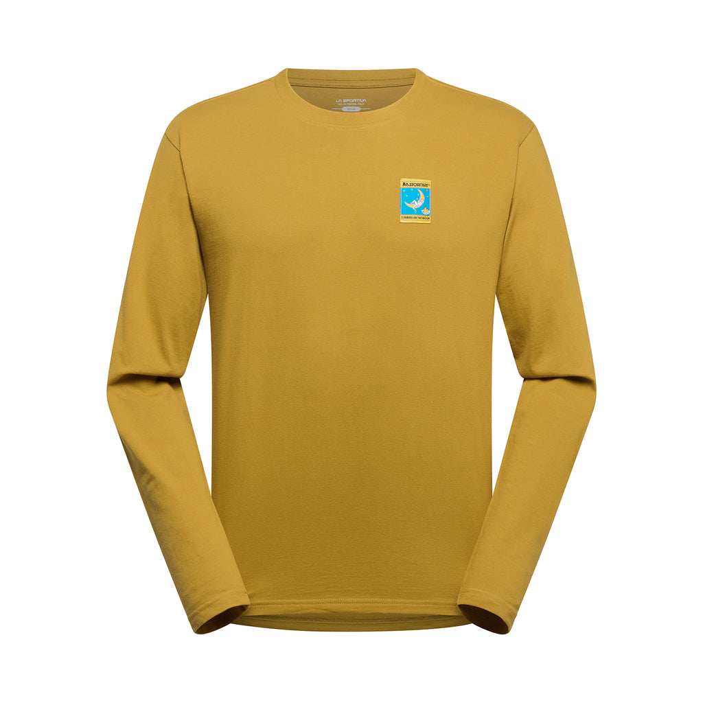 T-shirt à manches longues Moon Climb pour hommes Savane Alt View #3
