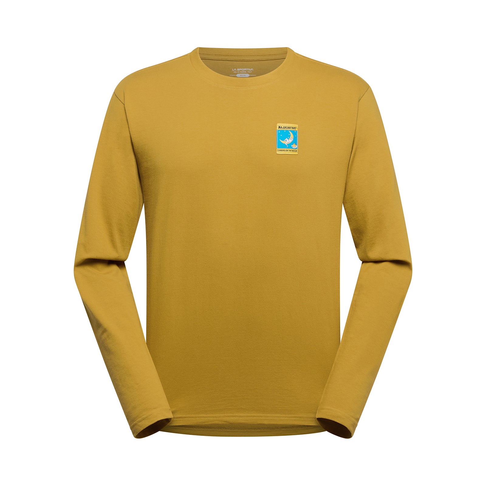 T-shirt à manches longues Moon Climb pour hommes Savane Alt View #3
