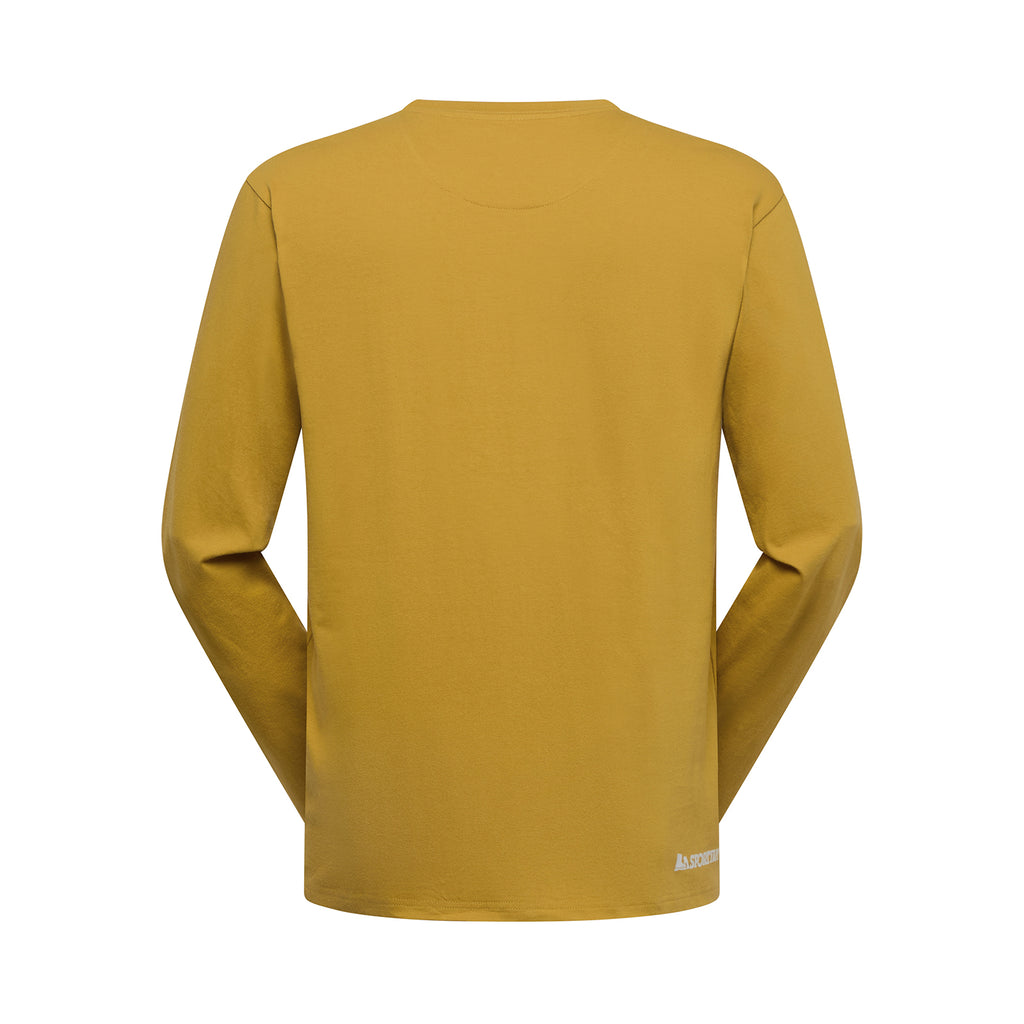 T-shirt à manches longues Moon Climb pour hommes Savane Alt View #4
