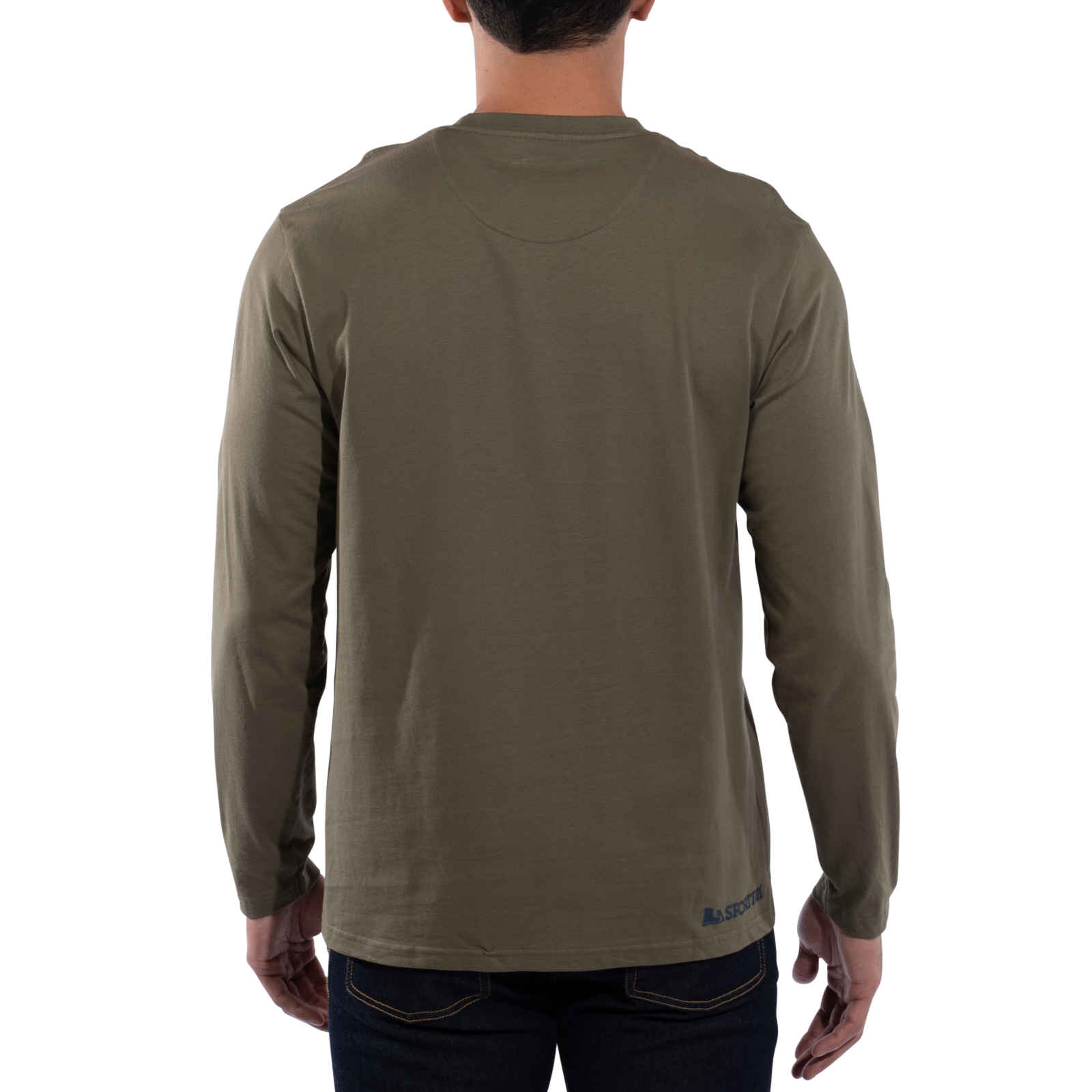 Moon Climb Long Sleeve Men's Cypress/Night Sky Alt View #2
