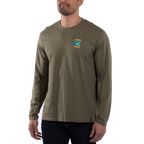 Moon Climb Long Sleeve Men's Cypress/Night Sky Alt View #1