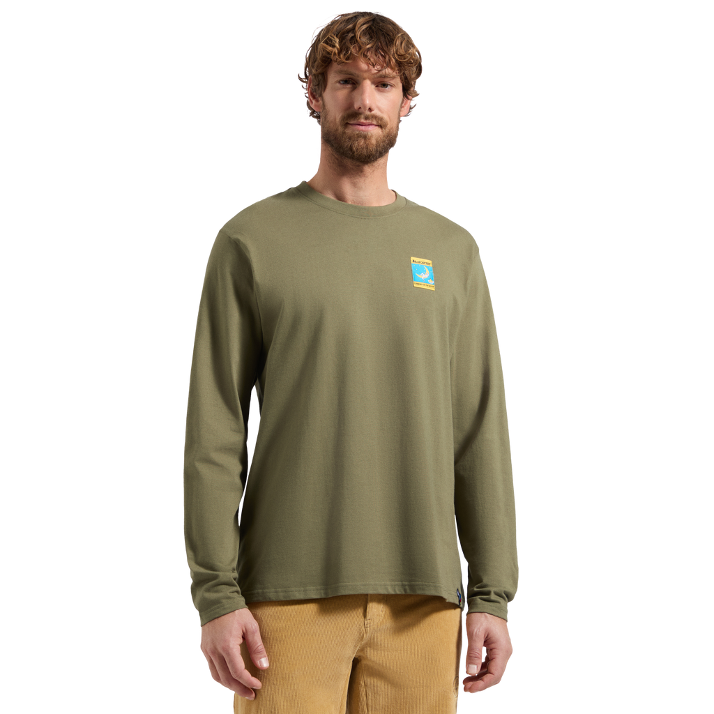 Moon Climb Long Sleeve Men's Cypress/Night Sky Alt View #3
