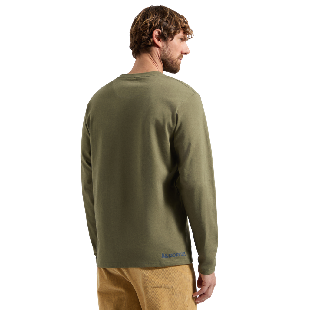 Moon Climb Long Sleeve Men's Cypress/Night Sky Alt View #4
