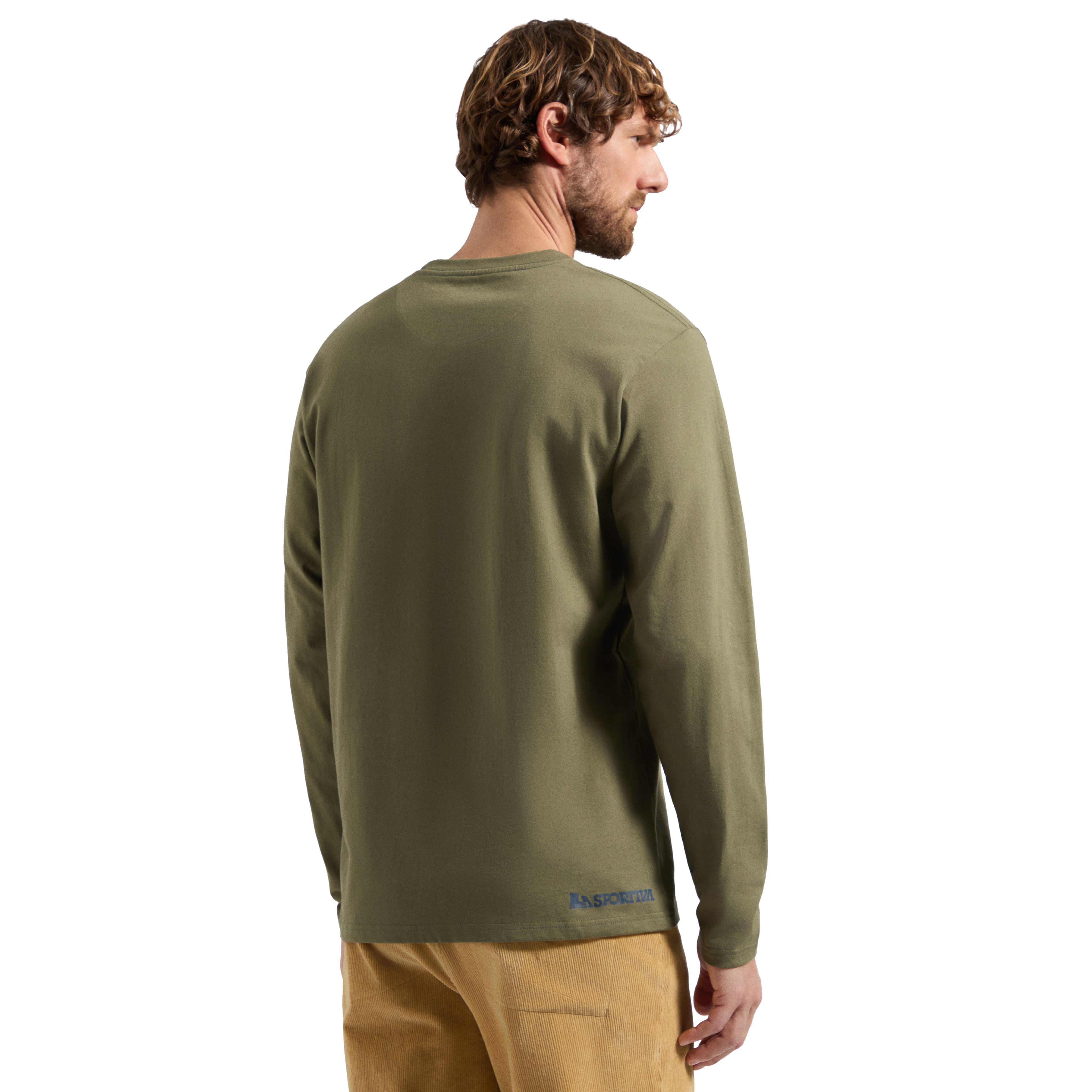 Moon Climb Long Sleeve Men's Cypress/Night Sky Alt View #4
