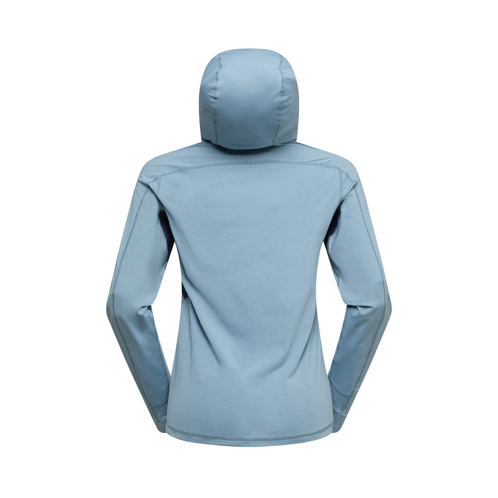 Cloud Shadow Sun Hoody Women's Limestone/Night Sky Alt View #4
