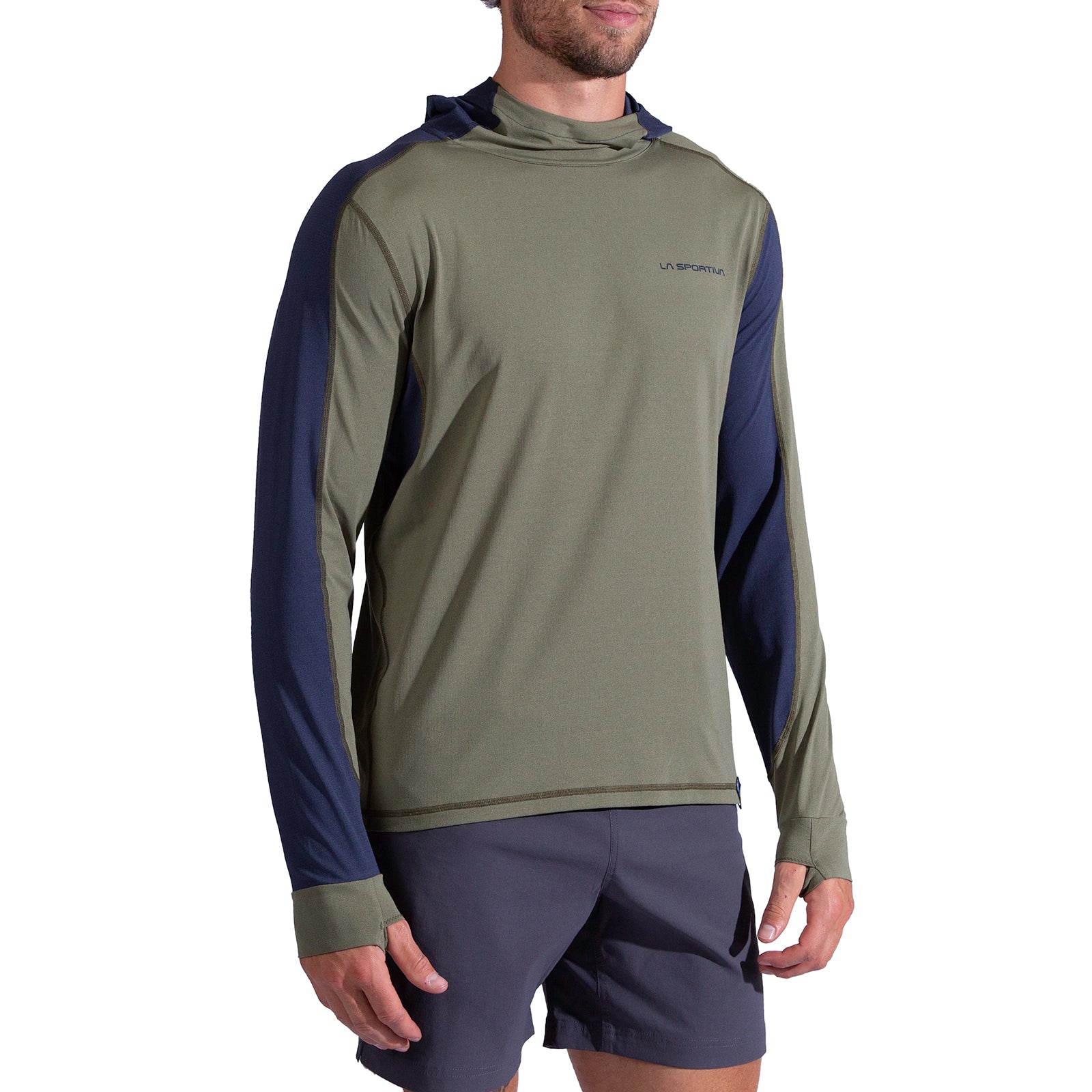 Cloud Shadow Sun Hoody Men's Cypress/Night Sky