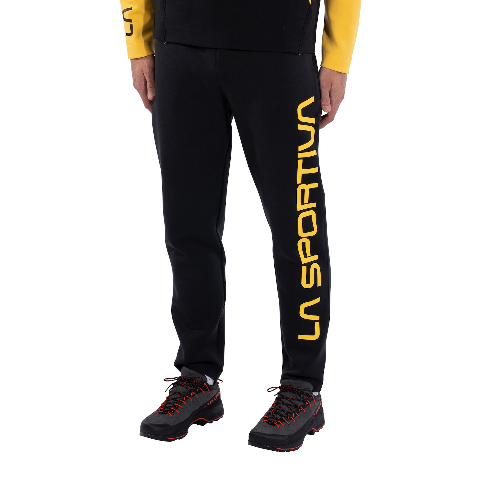 Podium Pants Big Logo Men's Black/Yellow