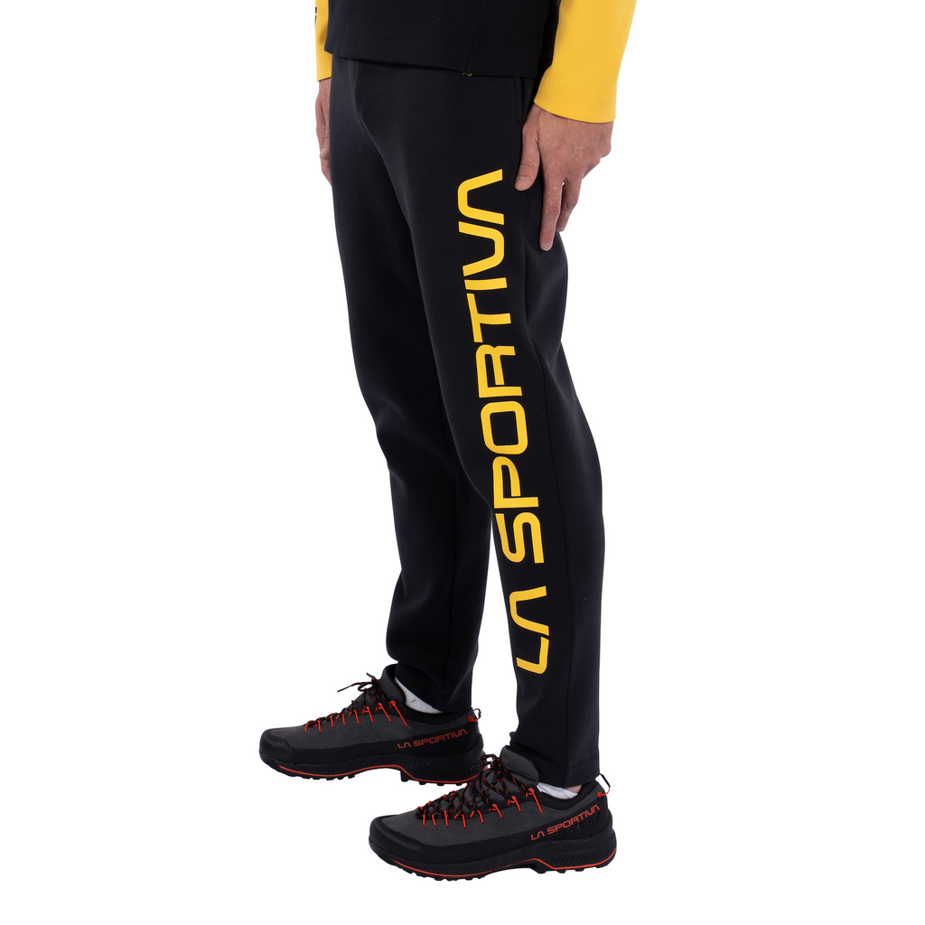 Podium Pants Big Logo Men's Black/Yellow Alt View #4

