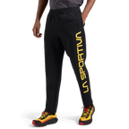 Podium Pants Big Logo Men's Black/Yellow Alt View #2