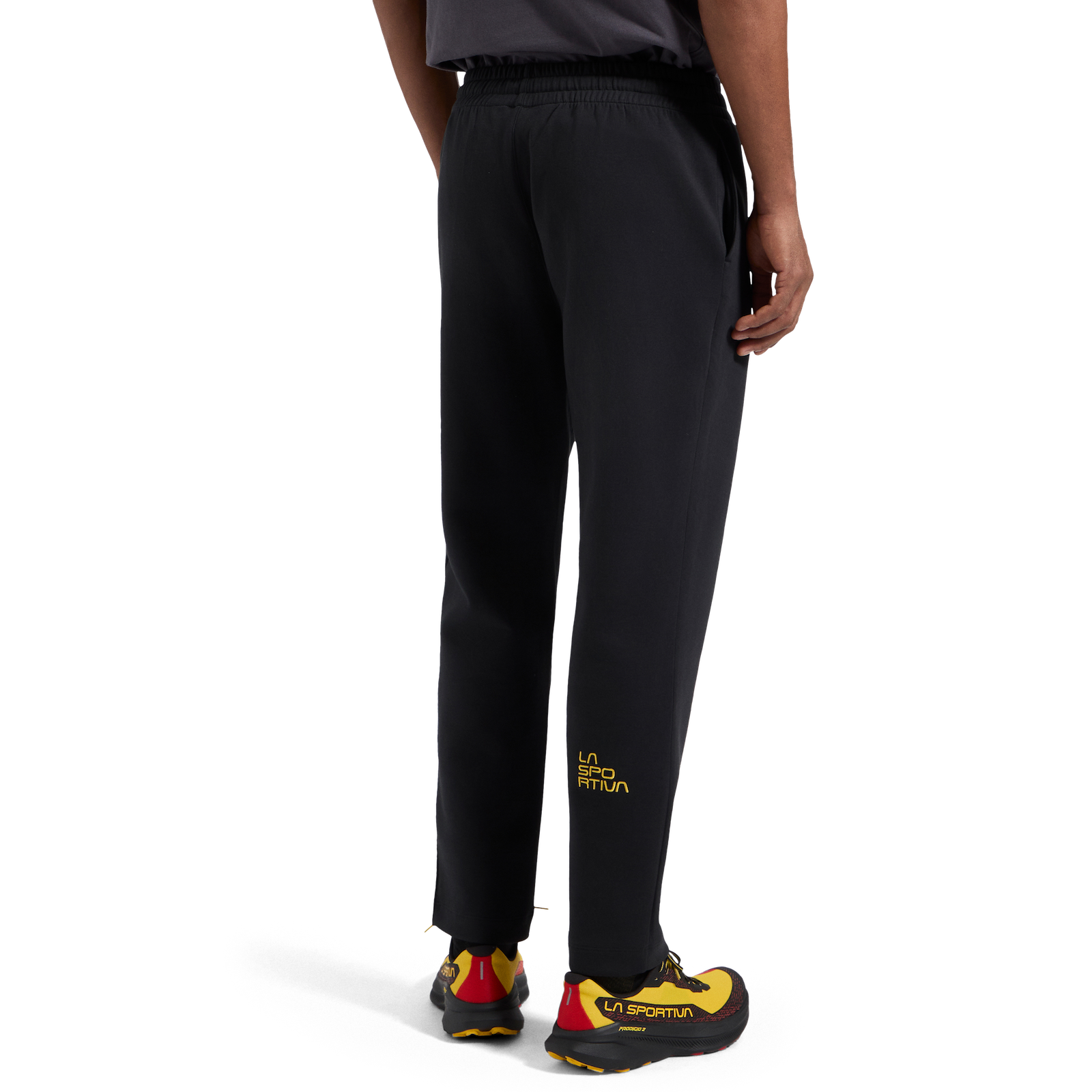 Podium Pants Big Logo Men's Black/Yellow Alt View #3
