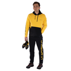 Podium Hoody Big Logo Men's Black/Yellow Alt View #4
