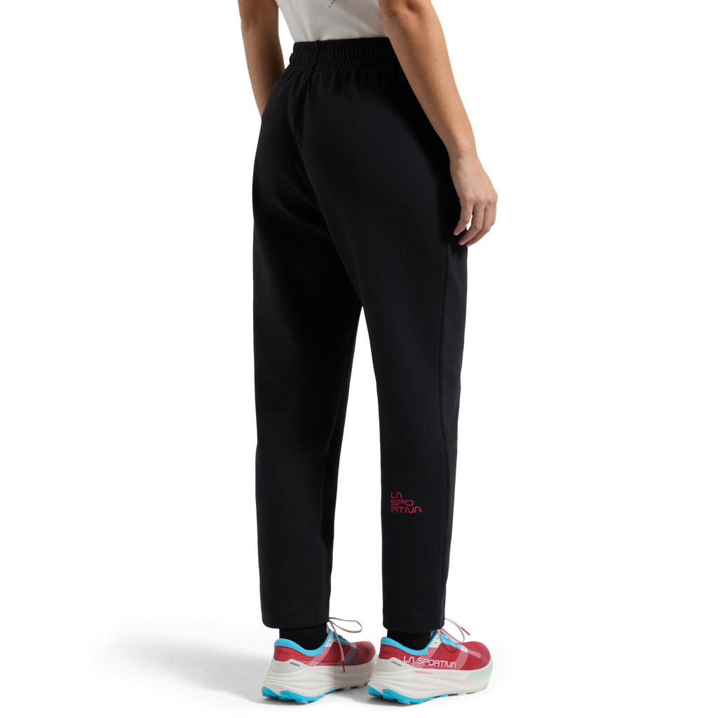 Podium Pants Big Logo Women's Black/Hibiscus Alt View #2
