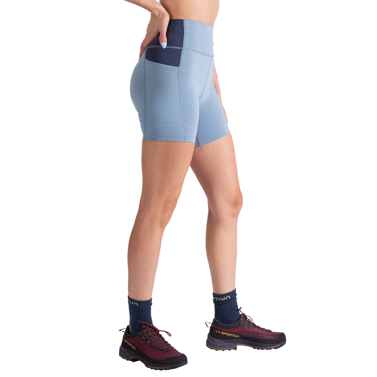 Cosmosis 6 Inch Shorts Women's Limestone/Night Sky Alt View #2
